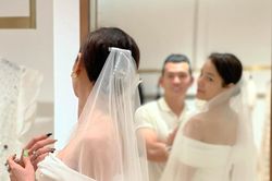 Phương Trinh Jolie hé lộ hình mặc váy cưới, Lý Bình không giấu nổi vui mừng