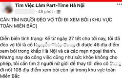 Cần tìm người đèo vợ đi xem bói, ông chồng khiến dân mạng rần rần ứng cử
