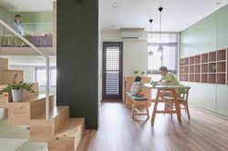 Ngôi nhà 40m² với thiết kế tầng lửng nhìn là yêu của gia đình trẻ