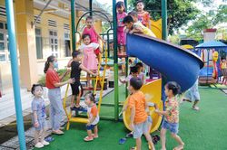 Điểm sáng trường mầm non trong vùng sâu Cát Tiên