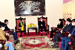 Thường trực Tỉnh ủy tiếp Công ty cổ phần Tập đoàn Đại An
