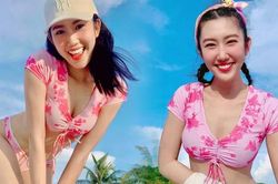 Thúy Ngân thả dáng sexy trên biển, phản hồi về tin đồn kết hôn