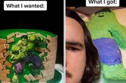 Háo hức đặt chiếc bánh Hulk cho ngày sinh nhật và cái kết