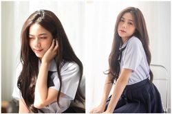 'Hot girl đồng phục' Sài thành gây sốt với ngoại hình nóng bỏng