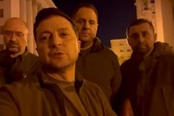 Tổng thống Ukraine đăng tải video được quay trên đường phố Kiev?
