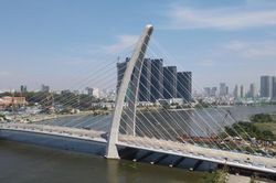 Cận cảnh cầu Thủ Thiêm 2 khang trang, sắp sửa 'về đích' dịp 30/4