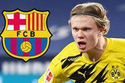 Barca tiến sát Erling Haaland