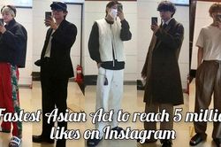 Loạt ảnh 'tự sướng' của V BTS trông thế nào mà lập kỷ lục mới trên Instagram?