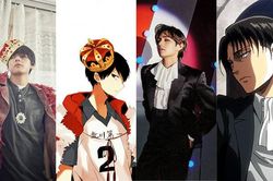 Fan sốc khi thấy V BTS như nhân vật anime ngoài đời