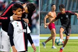 Cầu xin một điều từ bố, con trai Ronaldo muốn làm điều không tưởng
