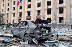 Ukraine: Quan chức Kharkov nói tòa nhà hành chính bị tên lửa tấn công