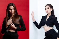 Đỗ Thị Hà và Thùy Tiên đẹp 'bất phân thắng bại' trong những lần mặc cùng trang phục