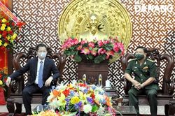 Bí thư Thành ủy Nguyễn Văn Quảng thăm, chúc mừng Bộ đội Biên phòng thành phố