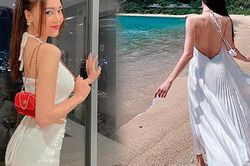 Xét về độ bạo, Ninh Dương Lan Ngọc còn phải 'chạy dài' trước kiểu váy 'liếc là thấy hết' của 2 đàn chị nổi tiếng kín đáo