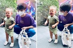 Bùi Anh Tuấn làm 'bảo mẫu' cho quý tử Leon nhà Hà Hồ