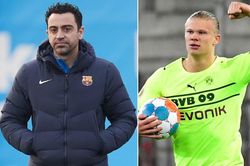 Xavi đến tận nơi thuyết phục Haaland về Barca