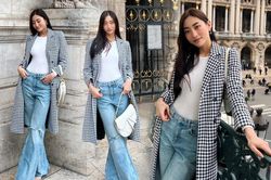 Lương Thùy Linh diện măng tô du ngoạn Paris: Fan ước ao ngắm đôi chân 1m22 sải bước trên runway