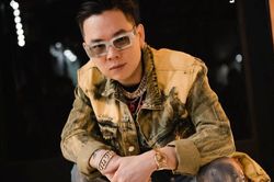 Rapper Andree ẩn ý công khai bạn gái mới bằng một chi tiết trên khuôn mặt
