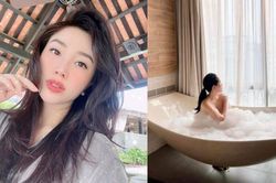 Bảo Thy khoe ảnh bán khỏa thân trong bồn tắm, body cực hot khiến dân tình trầm trồ