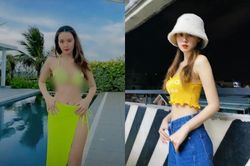 'Ngọc nữ' Midu khoe dáng nuột, vòng 1 o ép khiến netizen 'ná thở'