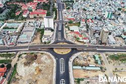 Công trình cải tạo nút giao thông phía tây cầu Trần Thị Lý
