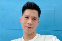 Đình Trọng bảnh bao với mái tóc mới, đi ăn lấy phần