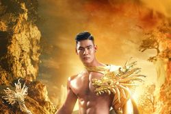 'Nam vương chân đất' diện trang phục dân tộc khoe cơ bụng 6 múi