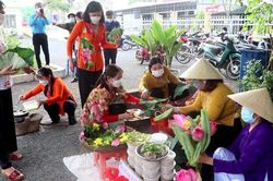 Phiên chợ Lá xã Ba Sao