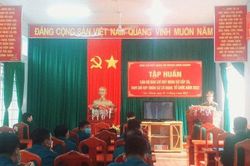 Diên Khánh: Tập huấn cán bộ Ban Chỉ huy Quân sự cấp xã năm 2022