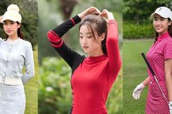 Hoa hậu Đỗ Mỹ Linh liên tục check-in trên sân golf với những set đồ năng động, gợi cảm