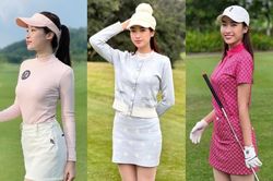 Đỗ Mỹ Linh xúng xính thời trang sân golf: Thoát mác 'Hoa hậu nghèo nhất Việt Nam'