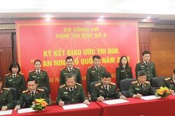 Cụm thi đua số 8 Bộ Công an ký kết giao ước thi đua 'Vì An ninh Tổ quốc' năm 2022