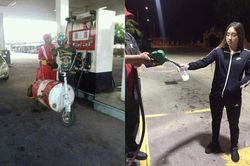 Xăng 'đu đỉnh', cạn lời với tuyệt kỹ 'bắt đáy' của dân tình khắp nơi