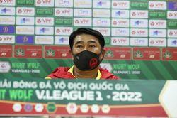 HLV Trần Minh Chiến: 'Thật may CLB Hà Nội vắng nhiều trụ cột'
