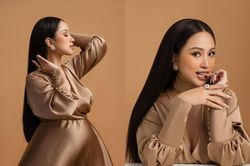 Cựu hot girl Vân Hugo khoe ảnh bầu sang trọng khiến netizen trầm trồ