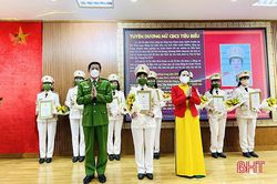 Công an TP Hà Tĩnh vinh danh 13 nữ cán bộ, chiến sỹ tiêu biểu