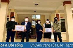 Công ty Cổ phần Befine tặng các sản phẩm hỗ trợ mùa dịch cho xã Thạch Sơn