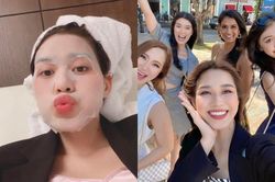 Đỗ Thị Hà khiến fan lo lắng vì gặp sự cố da mặt trước thềm chung kết Miss World
