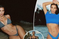 Kim Kardashian tung loạt ảnh đồ bơi 'bốc lửa'