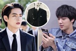 V BTS hút hồn với hình ảnh một CEO, Jin lập tức đòi quà