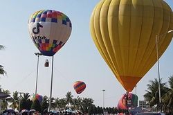 Lần đầu tiên Hội An có 'Ngày hội khinh khí cầu'