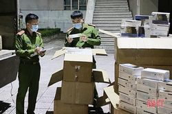 Hà Tĩnh: Thu giữ 3.400 kit test nhanh COVID-19 không rõ nguồn gốc