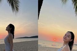Phạm Quỳnh Anh tung ảnh áo tắm nóng bỏng, xóa bỏ tin đồn 'mang thai'