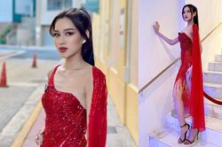 Đỗ Thị Hà tiếc nuối diện lại váy đỏ 'lỡ hẹn' với Miss World 2021