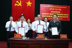 Ký kết Quy chế phối hợp giữa Ban Nội chính Tỉnh ủy- Đảng đoàn MTTQ Việt Nam tỉnh- Thanh tra tỉnh