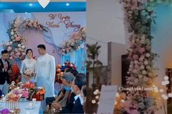 Hé lộ khung cảnh 'đậm chất thơ' tại lễ ăn hỏi của cầu thủ Thành Chung và bạn gái