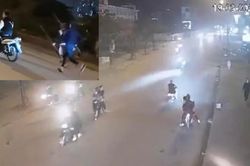 Bắt giữ nhóm thanh niên mang theo 'phóng lợn' hỗn chiến ở Hà Đông