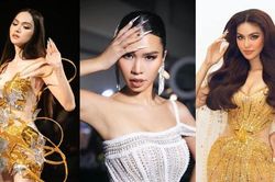 Hương Giang, Hà Anh, Lan Khuê 'đốt cháy' sàn catwalk