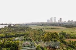 Cận cảnh khu vực bãi giữa sông Hồng dự kiến làm công viên văn hóa