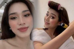 Đỗ Thị Hà tự làm tóc, skincare trên máy bay để về Việt Nam... ăn bánh cuốn